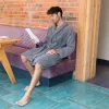 Comfortable premium quality terry bathrobe Grey XL, 400 g
