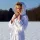Elegance Luxury Velour Robe With Hood White XL, 400 g