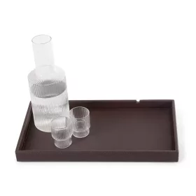 Etna welcome tray, rectangular – natural, classic, black