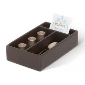   Bromo capsule and tea bag holder box – natural, classic, black