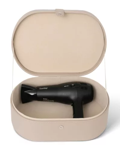 Nevis hair dryer storage box – natural, classic, black