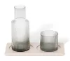 Cres coaster tray – natural, classic, black