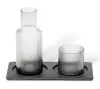 Cres coaster tray – natural, classic, black