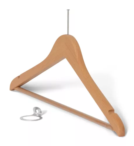 Melville anti-theft wooden hanger