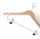 Graham II wooden hanger with clips – natural, black, walnut