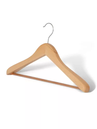 Edward wooden hanger – natural, black, walnut