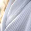 Premium quality velour bathrobe White XL, 400 g