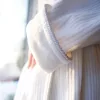 Premium quality velour bathrobe White XL, 400 g