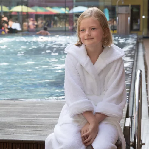 hooded children's bathrobe 2-3 years, 300 g