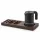 Bentley Xanthic tray (mahogany) + Halo kettle, 0.6 l (matt black) – set