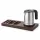 Bentley Xanthic tray (mahogany) + Halo kettle, 0.8 l (stainless steel) – set