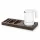 Bentley Xanthic tray (mahogany) + Halo kettle, 0.6 l (white) – set