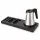 Bentley Xanthic tray (black) + Coral kettle, 0.5 l (stainless steel) – set