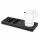 Bentley Xanthic tray (black) + Halo kettle, 0.6 l (white) – set