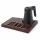Bentley Xanthic Coffee & Tea tray (mahogany) + Coral kettle, 0.5 l (matt black) – set