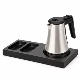   Bentley Xanthic S tray (black) + Coral kettle, 0.5 l (stainless steel) – set
