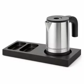   Bentley Xanthic S tray (black) + Halo kettle, 0.8 l (stainless steel) – set