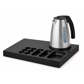   Bentley Xanthic Coffee & Tea tray (black) + Saffron View kettle, 1 l (stainless steel) – set