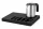 Bentley Xanthic Coffee & Tea tray (black) + Halo kettle, 0.8 l (stainless steel) – set