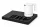 Bentley Xanthic Coffee & Tea tray (black) + Halo kettle, 0.6 l (white) – set