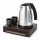 Bentley Canella tray (mahogany) + Saffron View kettle, 1 l (stainless steel) – set