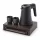 Bentley Canella tray (mahogany) + Coral kettle, 0.5 l (matt black) – set