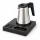 Bentley Orange tray (black) + Coral kettle, 0.5 l (stainless steel) – set