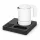 Bentley Orange tray (black) + Halo kettle, 0.6 l (white) – set