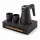 Bentley Canella tray (black) + Coral kettle, 0.5 l (matt black) – set