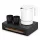 Bentley Canella tray (black) + Halo kettle, 0.6 l (white) – set