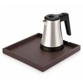   Bentley Fuji tray (classic brown) + Coral kettle, 0.5 l (stainless steel) – set