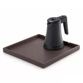   Bentley Fuji tray (classic brown) + Coral kettle, 0.5 l (matt black) – set