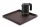 Bentley Fuji tray (classic brown) + Halo kettle, 0.6 l (matt black) – set