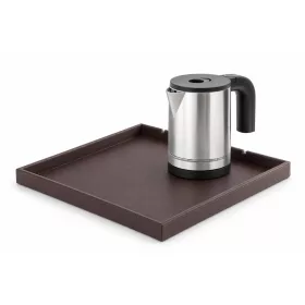  Bentley Fuji tray (classic brown) + Halo kettle, 0.8 l (stainless steel) – set