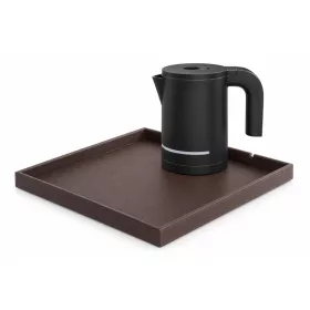   Bentley Fuji tray (classic brown) + Halo kettle, 1 l (black) – set