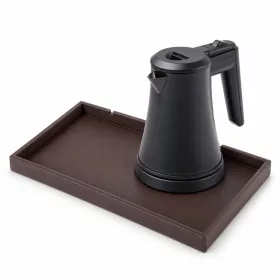   Bentley Etna tray (classic brown) + Coral kettle, 0.5 l (matt black) – set