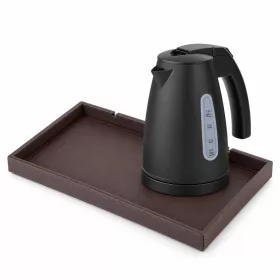   Bentley Etna tray (classic brown) + Saffron View kettle, 1 l (matt black) – set