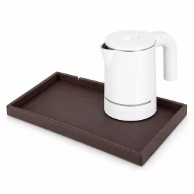   Bentley Etna tray (classic brown) + Halo kettle, 0.6 l (white) – set