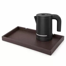   Bentley Etna tray (classic brown) + Halo kettle, 1 l (black) – set