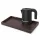 Bentley Etna tray (classic brown) + Halo kettle, 1 l (black) – set