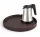 Bentley Maroa tray (classic brown) + Coral kettle, 0.5 l (stainless steel) – set