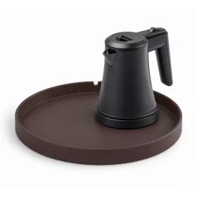   Bentley Maroa tray (classic brown) + Coral kettle, 0.5 l (matt black) – set