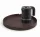 Bentley Maroa tray (classic brown) + Halo kettle, 0.6 l (matt black) – set