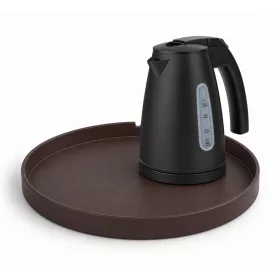   Bentley Maroa tray (classic brown) + Saffron View kettle, 1 l (matt black) – set