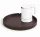 Bentley Maroa tray (classic brown) + Halo kettle, 0.6 l (white) – set