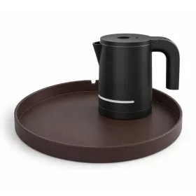   Bentley Maroa tray (classic brown) + Halo kettle, 1 l (black) – set