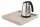 Bentley Fuji tray (natural) + Saffron View kettle, 1 l (stainless steel) – set