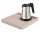 Bentley Fuji tray (natural) + Coral kettle, 0.5 l (stainless steel) – set