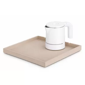   Bentley Fuji tray (natural) + Halo kettle, 0.6 l (white) – set
