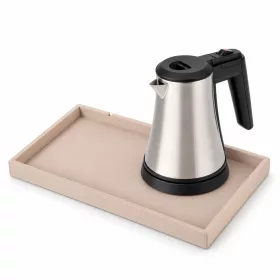   Bentley Etna tray (natural) + Coral kettle, 0.5 l (stainless steel) – set